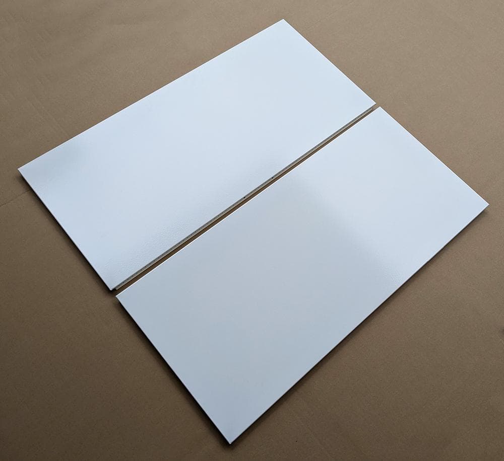 USMハラー用パーツ パネル 板 73x33cm 部品 パーツ ホワイト 2枚