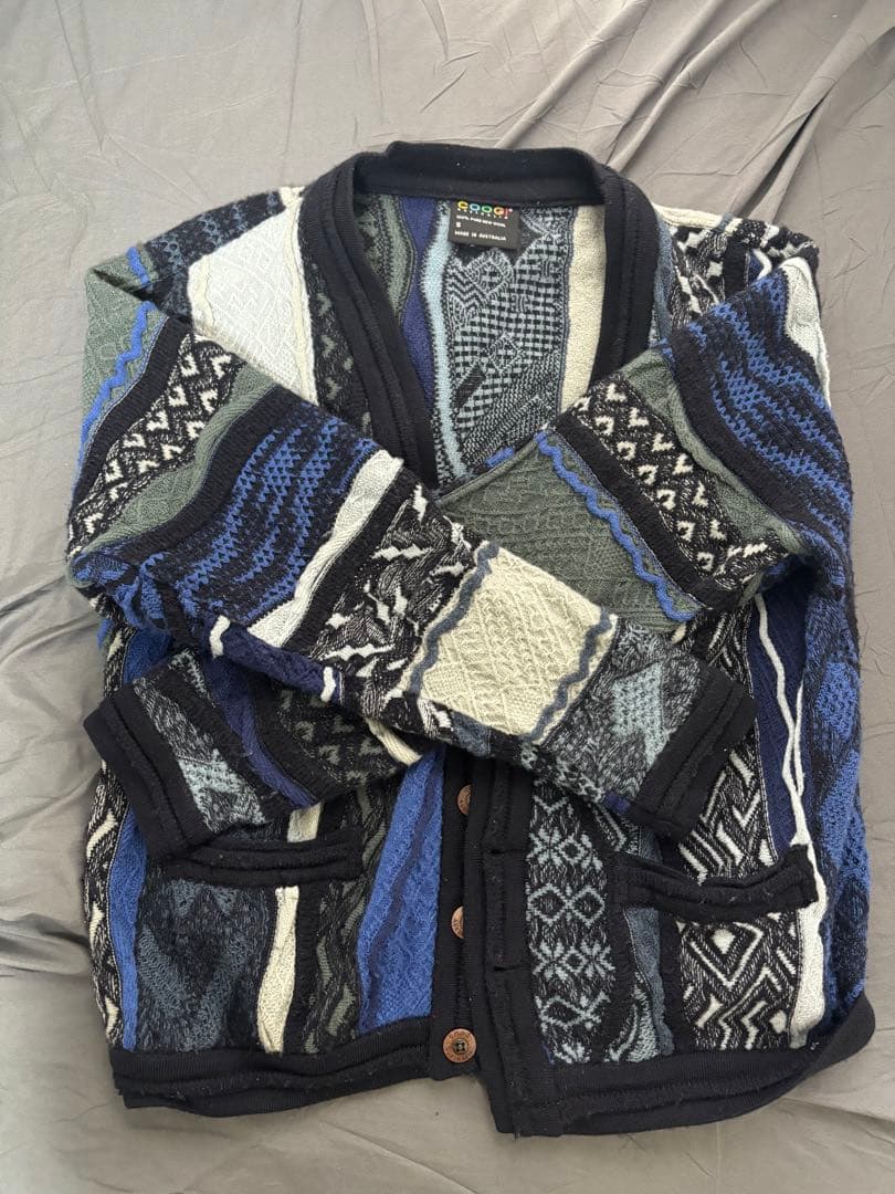 coogi クージー　ニットカーディガン