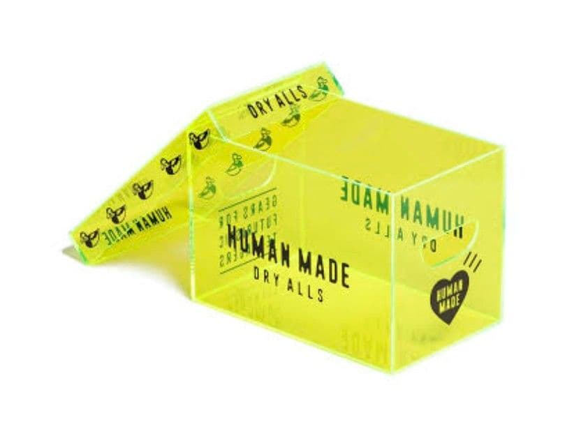 本棚・本収納 HUMAN MADE ACRYLIC FILE BOX SMALL Yellow