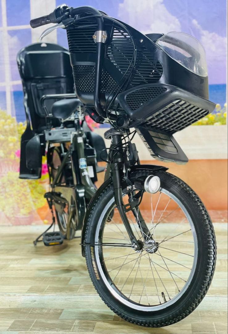 パスキス12AH⭐️人気モデル！ヤマハ子供乗せ電動アシスト自転車Y2400