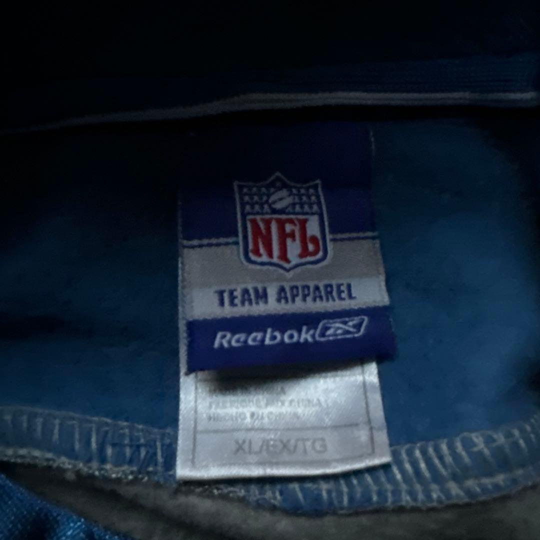 Reebok NFL LIONS 裏起毛 スウェット パーカー XL Y2K