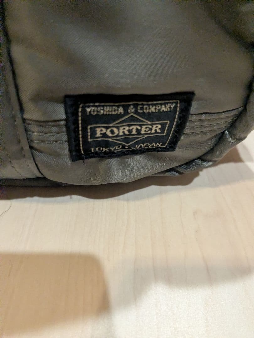 PORTER ポーター　シルバーグレー トートバッグ　ダッフル