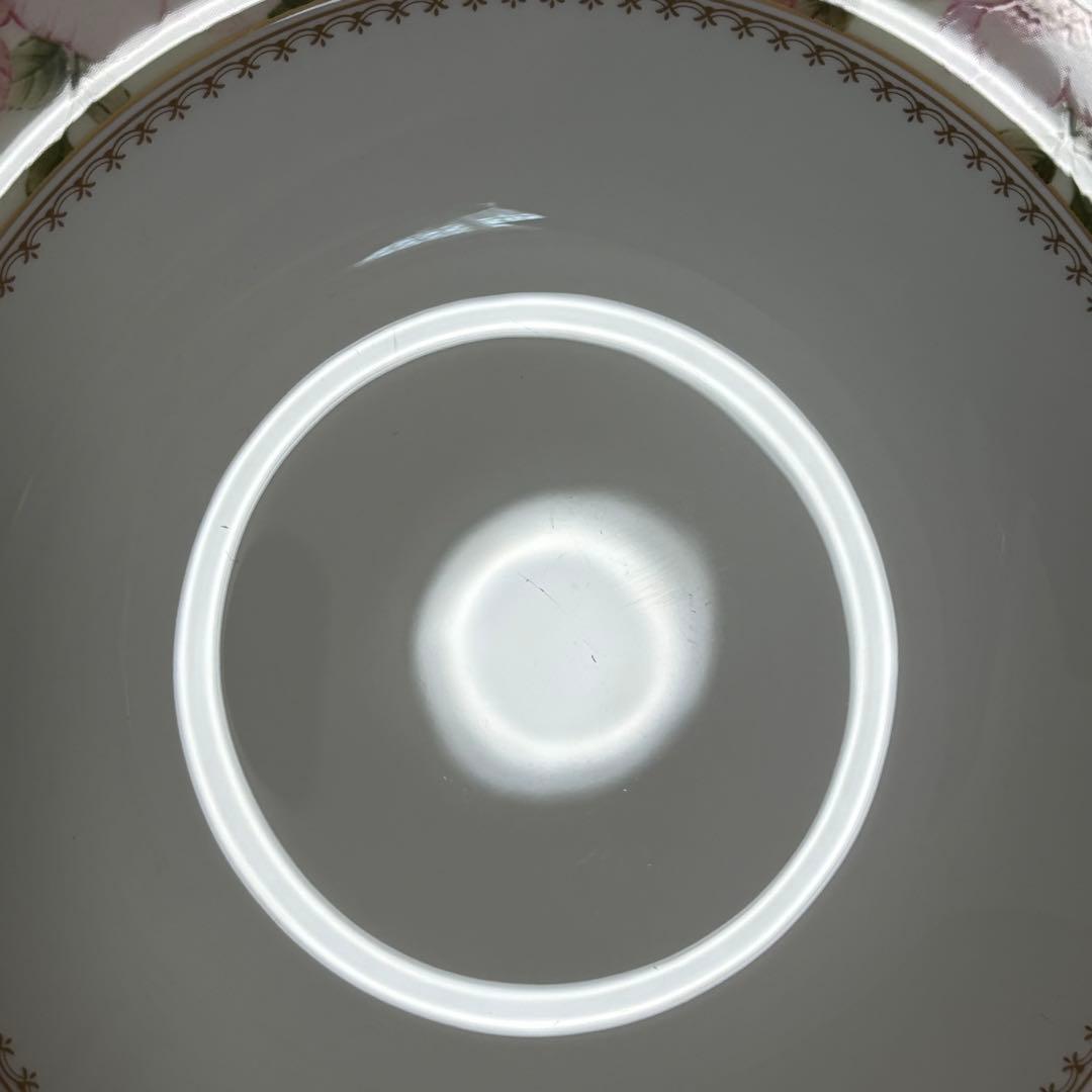 ノリタケ　ハートフォード　６点セット　プレート　スープ皿　金彩　花柄　ピンク