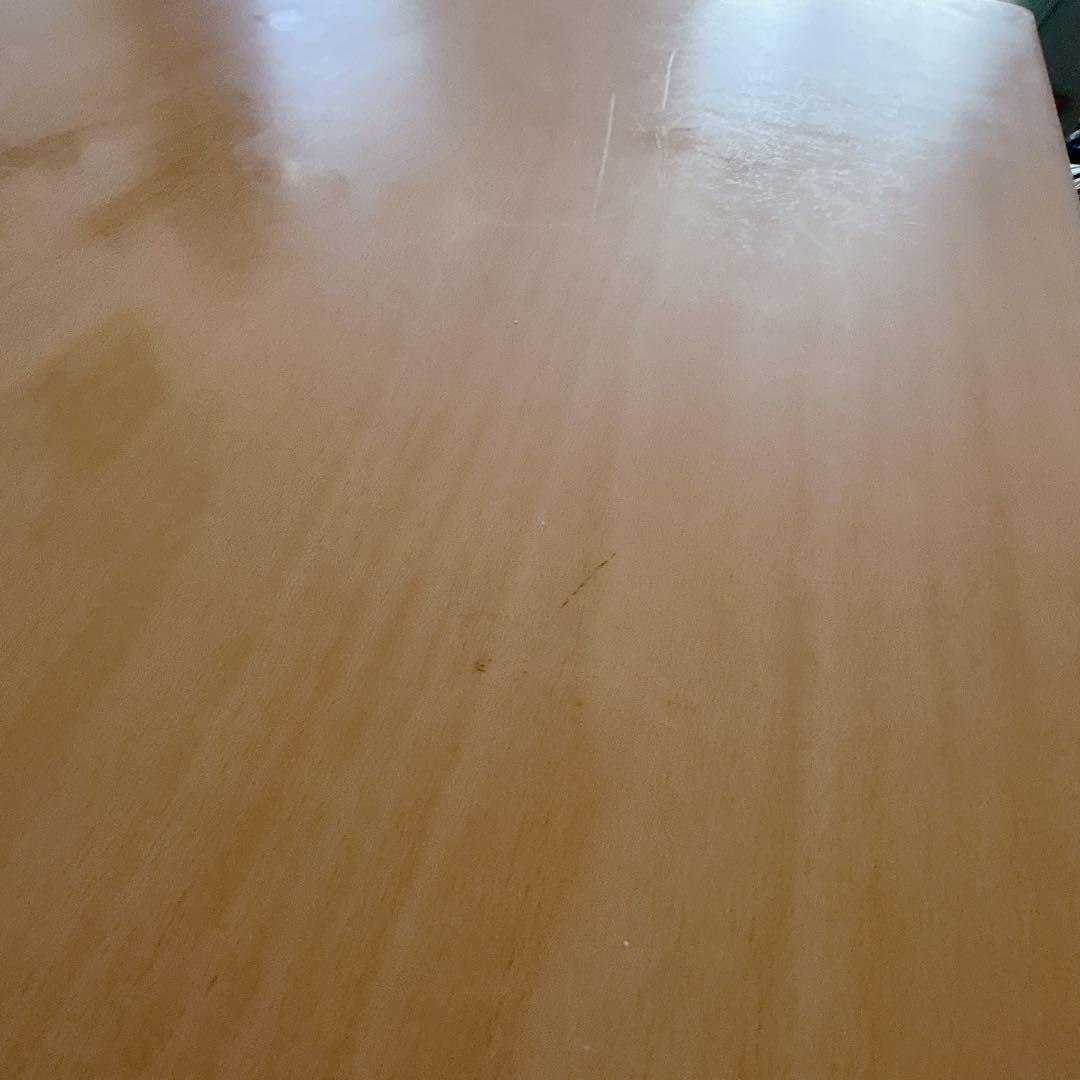 美品】ニトリ ダイニングテーブル ビーチ材 ナチュラル 幅120cm 4〜6人