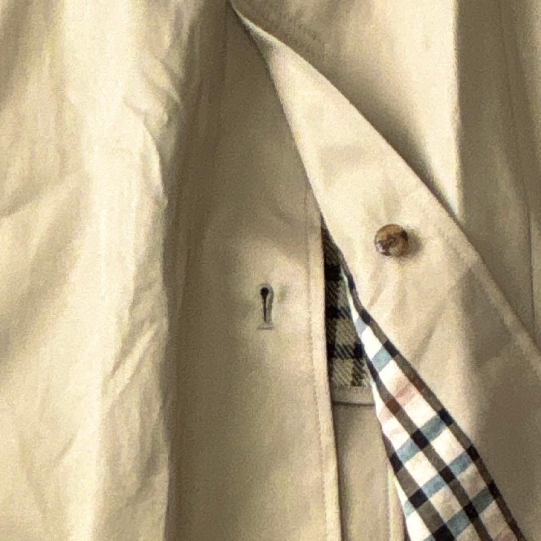 美品　DAKS ダックス　ステンカラーコート　ウールライナー　ベルト付き　大きい