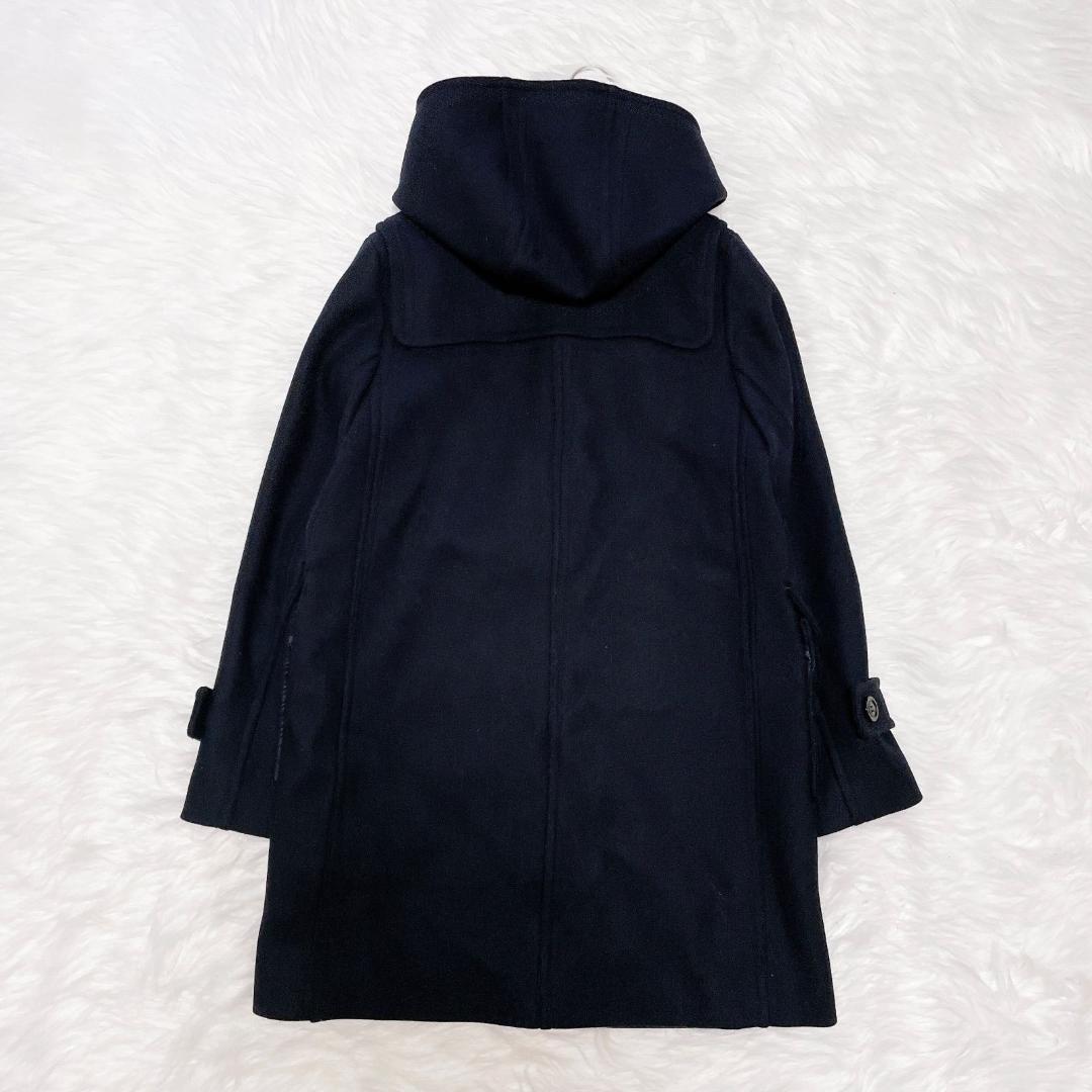 ブルーレーベル　メガチェック　水牛トグル　バイルメルトン　ダッフルコート