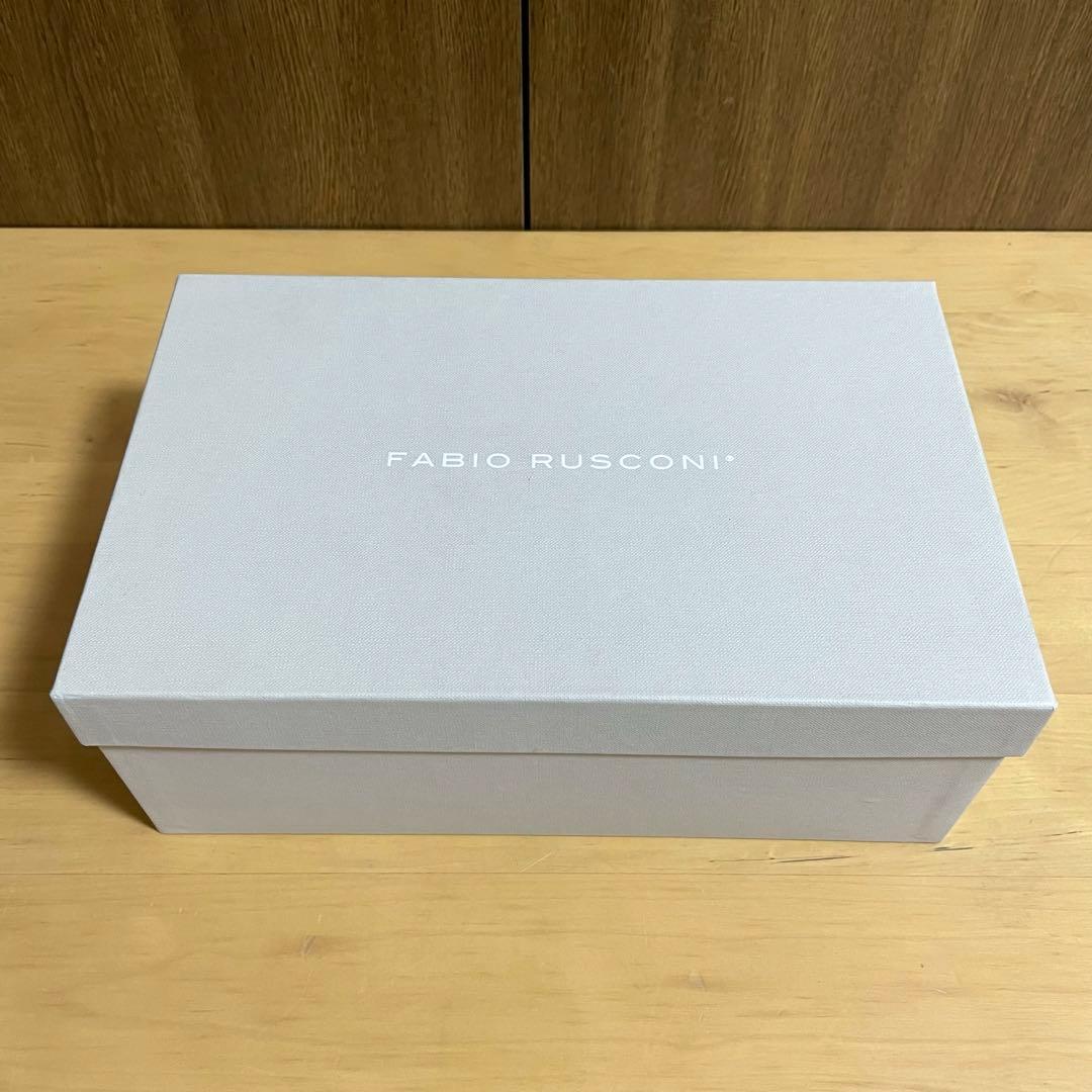 新品未使用　ファビオルスコーニ スエード　パンプス　ネイビー　ブルー　22.5