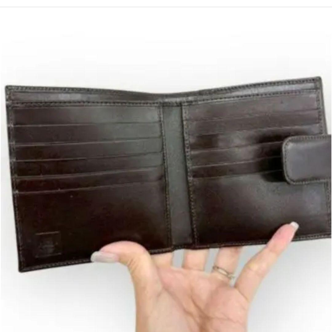 【希少/美品】FENDI フェンディ ズッカ柄 FFロゴ 二つ折り財布 元箱付き