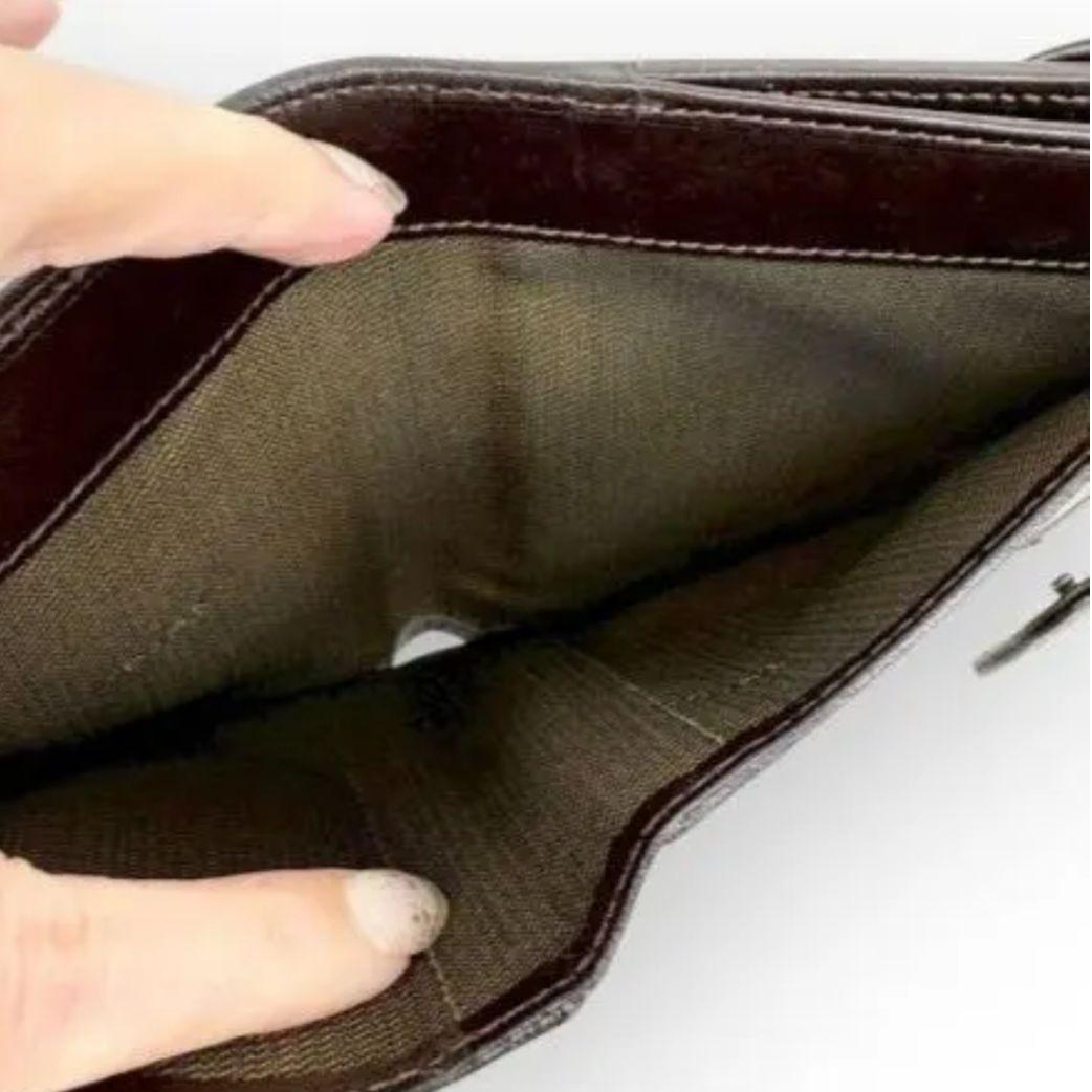 【希少/美品】FENDI フェンディ ズッカ柄 FFロゴ 二つ折り財布 元箱付き