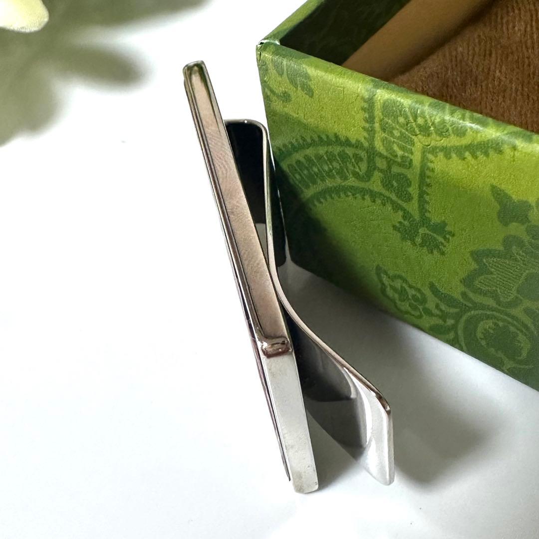 【未使用・希少】GUCCI マネークリップ レザー 上品