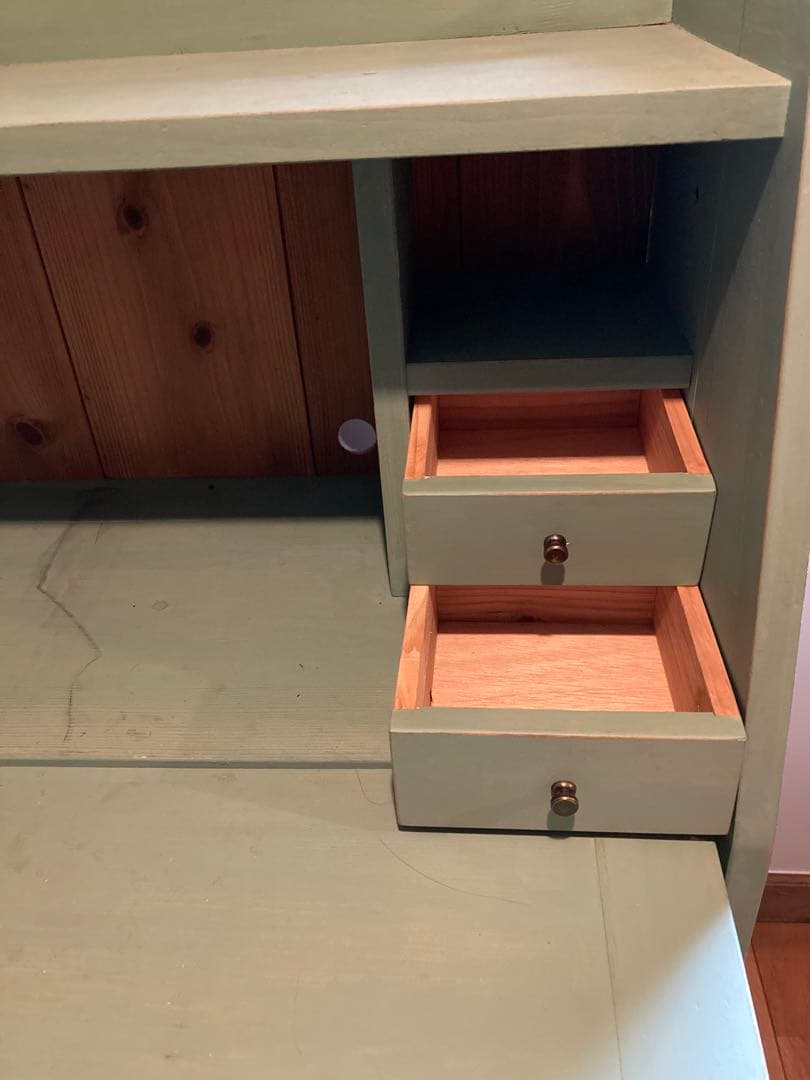 値段交渉可　ライティングビューロー　鍵付き　オーダーメイド