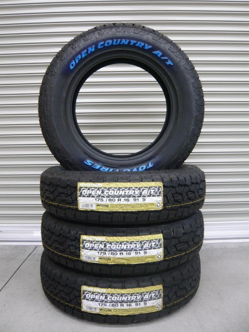 送料込☆TOYOオープンカントリーA/TⅢ☆175/80R16☆ホワイトレター