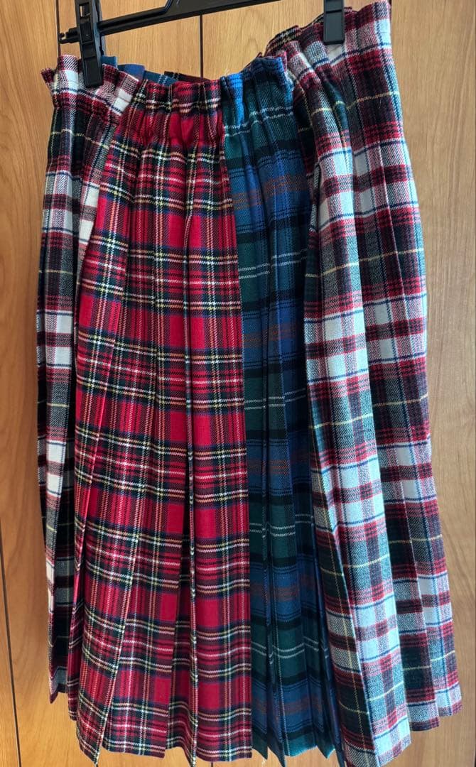 チェック柄プリーツスカート PINK HOUSE