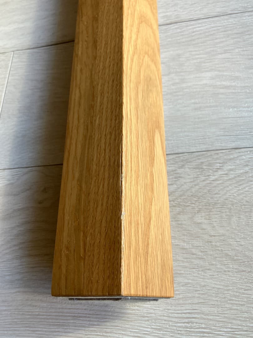 無印良品 REAL FURNITURE オーク無垢材ダイニングテーブル 長方形3