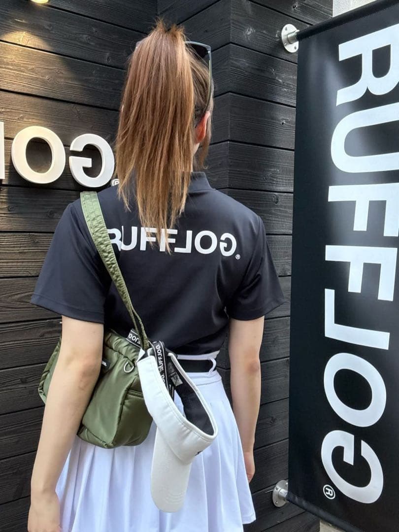 RUFFLOG HALF ZIP MOCK NECK SHIRT サイズS