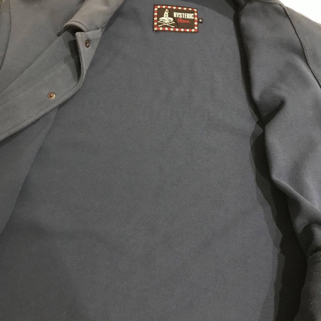 HYSTERIC GLAMOUR スウェット コーチジャケット ネイビー M