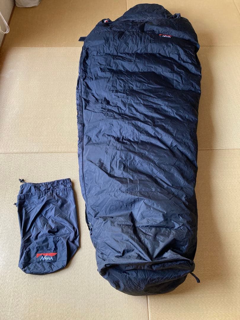 NANGA 600DX スリーピングバッグ　シュラフ　ナンガ　オールブラック
