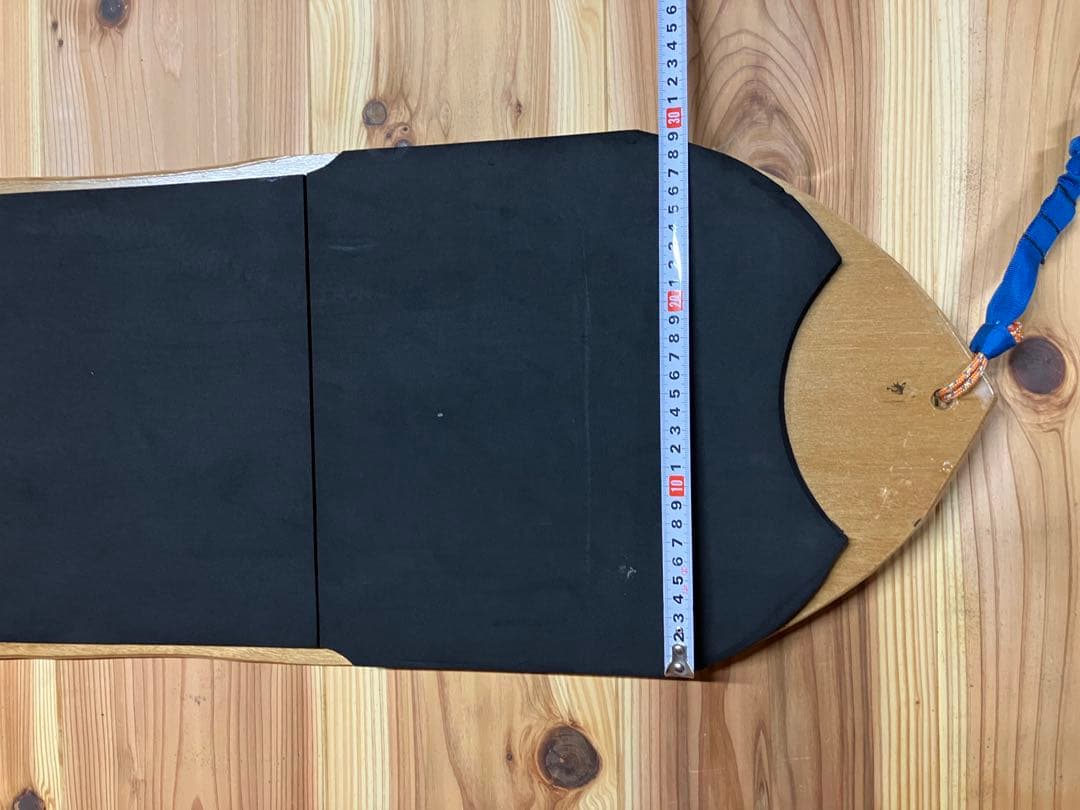 雪板　木製スノーボード 滑り止めパッド付き