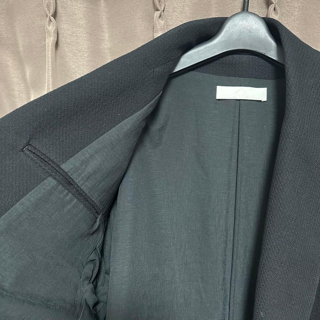 美品　ETHOSENS　エトセンス　コート　ブラック　サイズ2(M)　春服