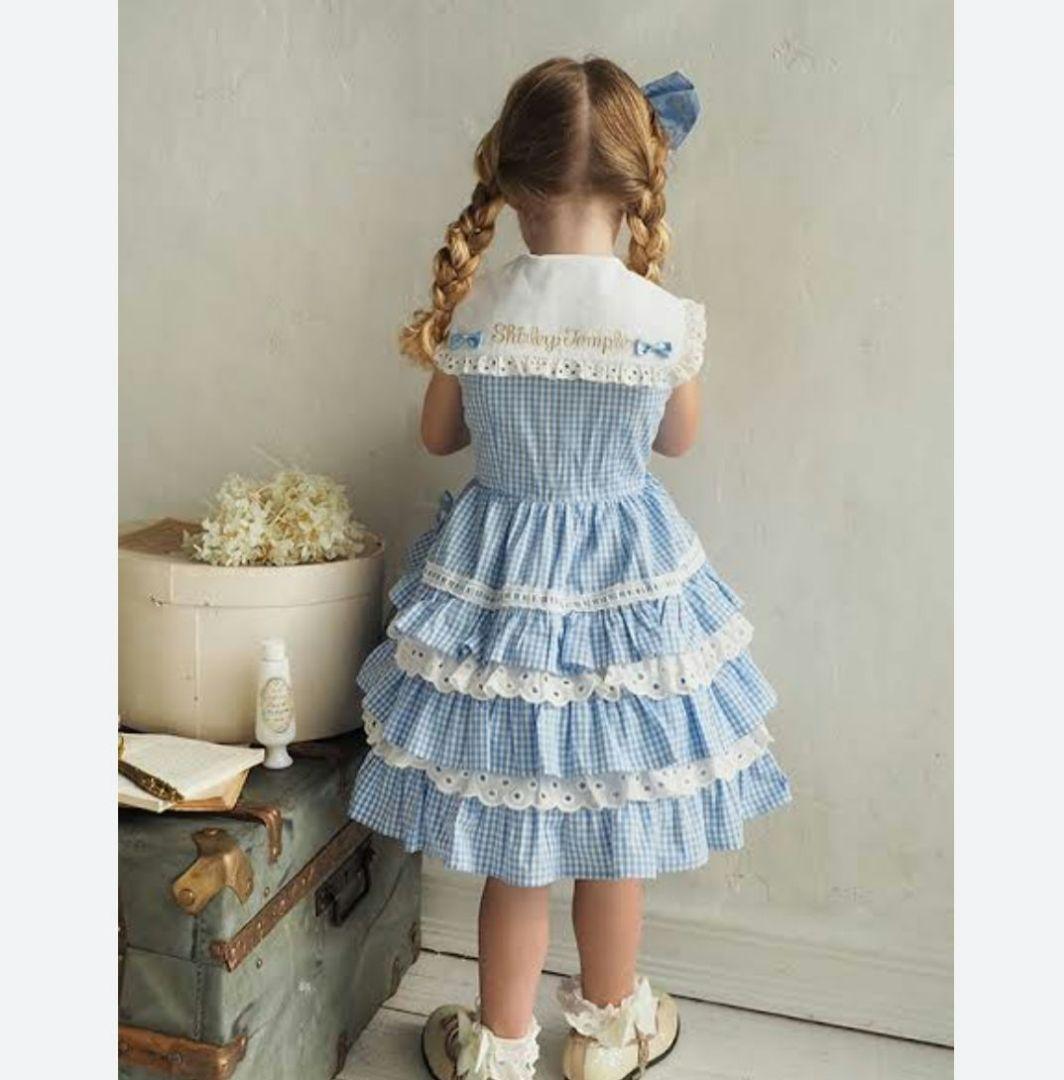 Shirley Temple 阪急限定ギンガムセーラーワンピース