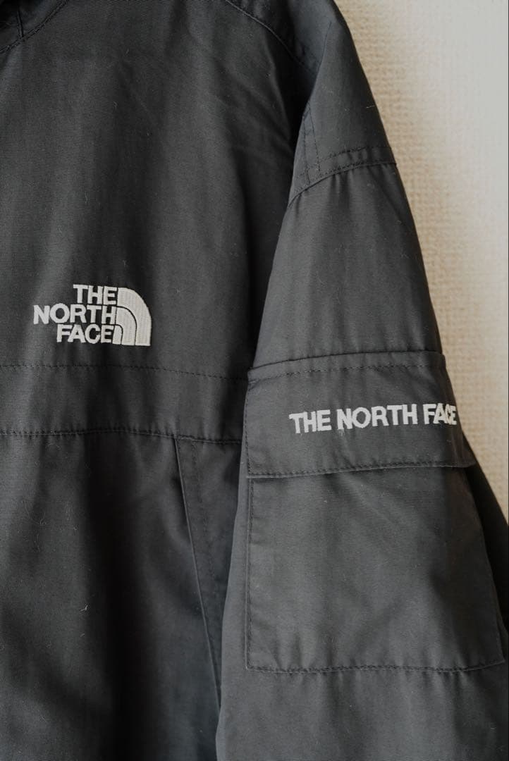 THE NORTH FACE マウンテンパーカー ブラック 刺繍ロゴ XL相当