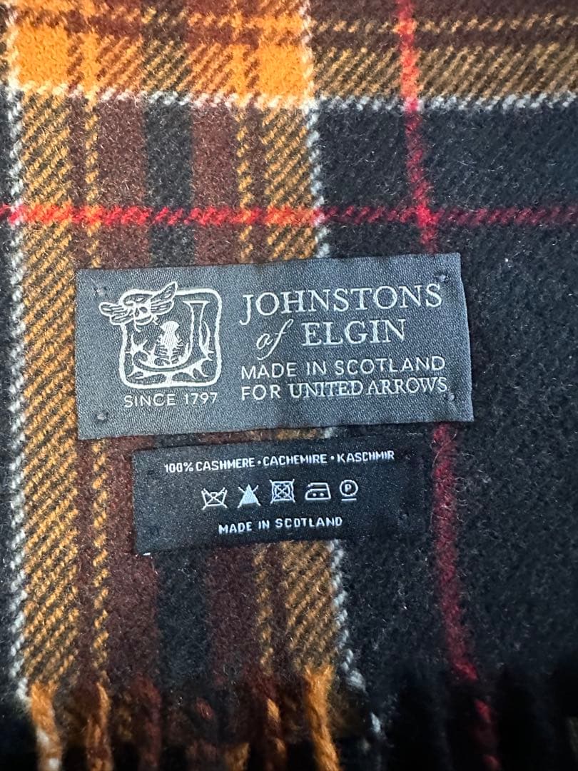 ジョンストンズ　アローズ別注　マフラー