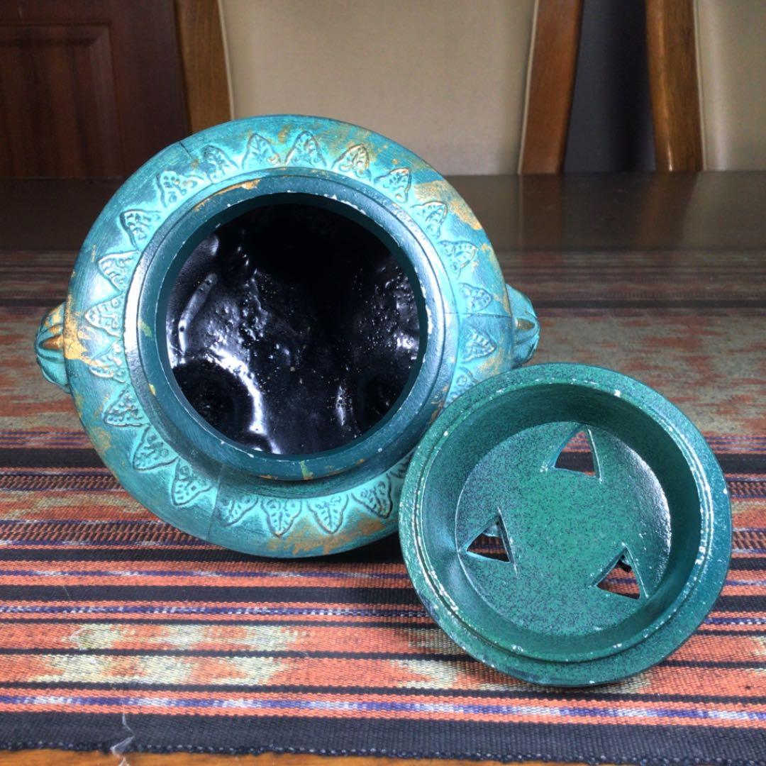 『冬うー特価』　村田宏　『駒型　菖蒲地紋』　青銅　香炉