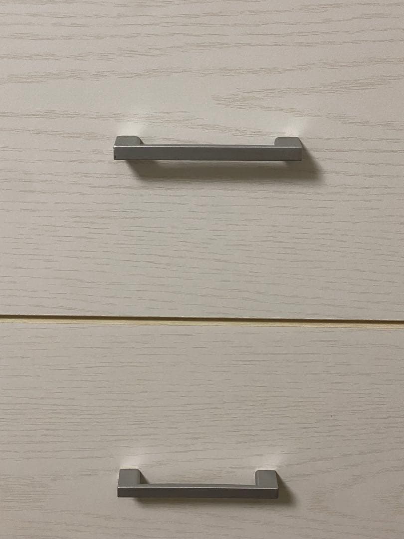 ４段 大容量チェスト♦️ロココ装飾♦️お洒落なホワイトローズ♦️シャビー 木目♦️送料込