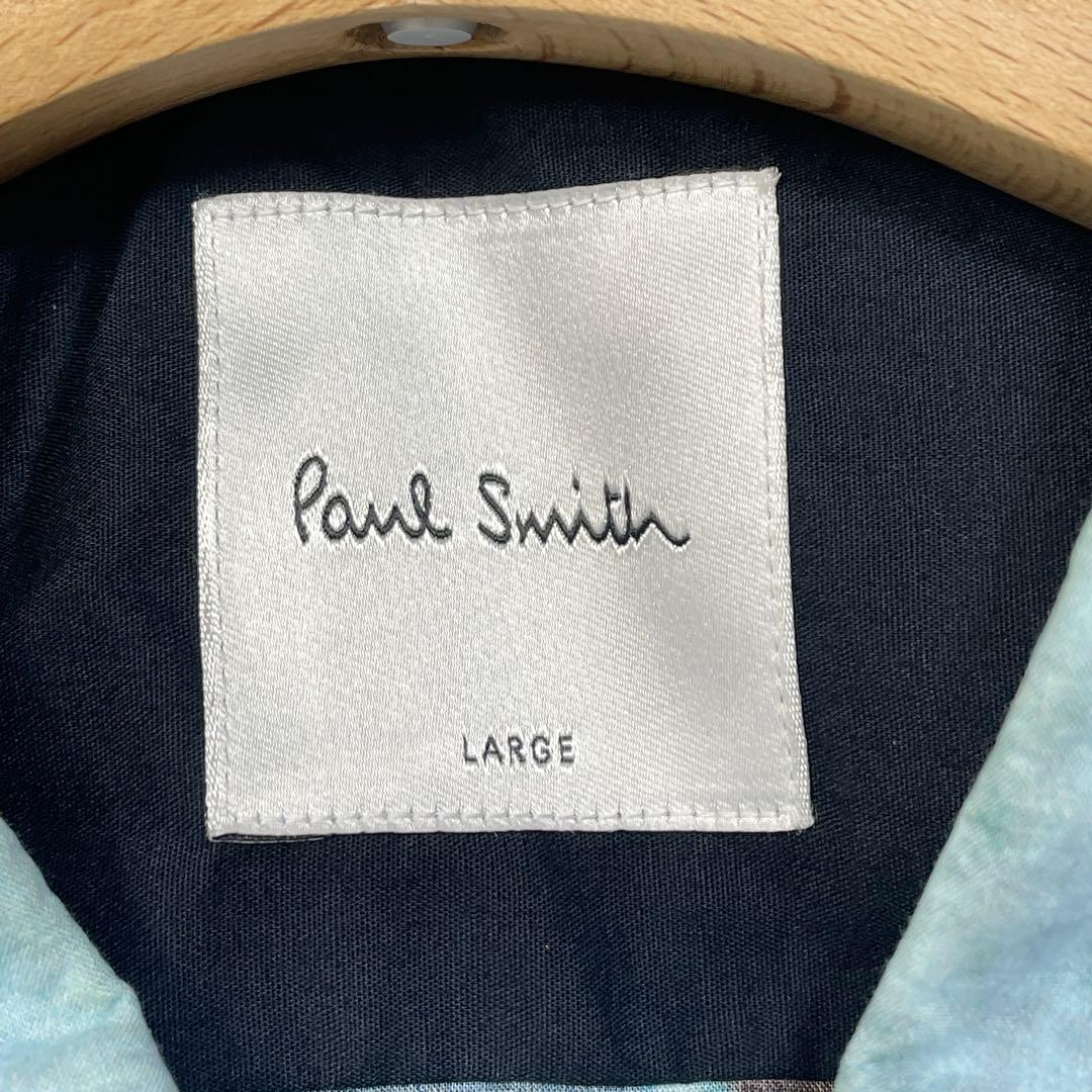 ポールスミス フォトグラフィック柄 ビッグシルエット 長袖シャツ L 19SS