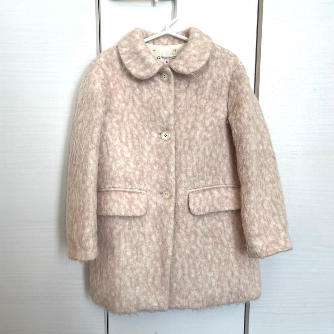 bonpoint ボンポワン 6a 110 120 コート　ピンク