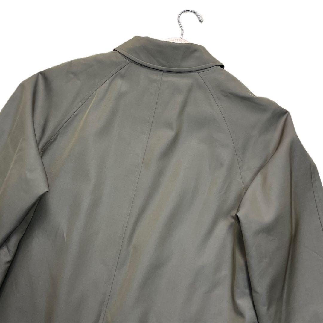 極美品　バーバリー　ノバチェック　カシミア混　ステンカラーコート　Mサイズ相当