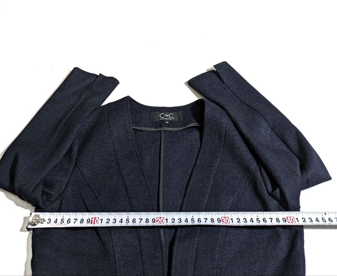 クードシャンス／日本製 定価4.4万円 ストレッチ パンツスーツセットアップ36