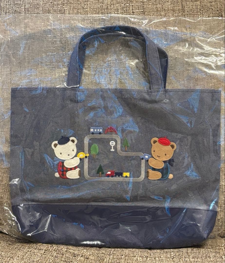 【完売品!!】新品未使用✨ファミリア　デニムトートバッグ　ラッピング袋付き