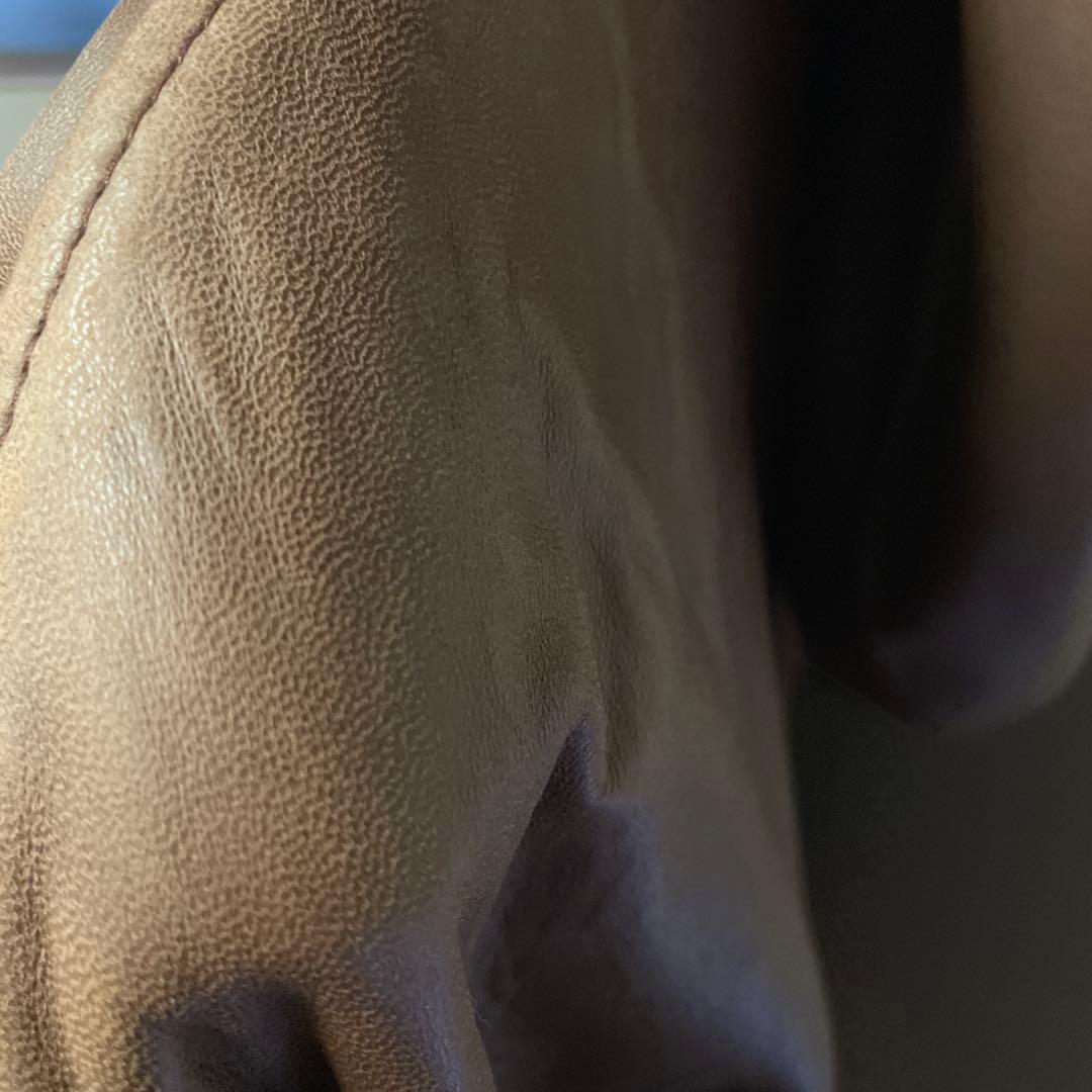 Polo by Ralph Lauren フード付きレザージャケット M