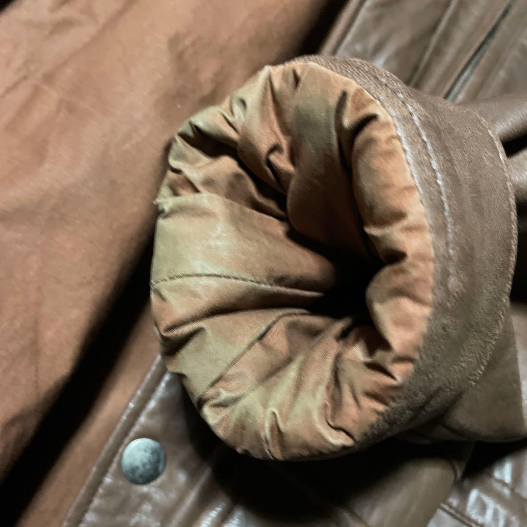 Polo by Ralph Lauren フード付きレザージャケット M