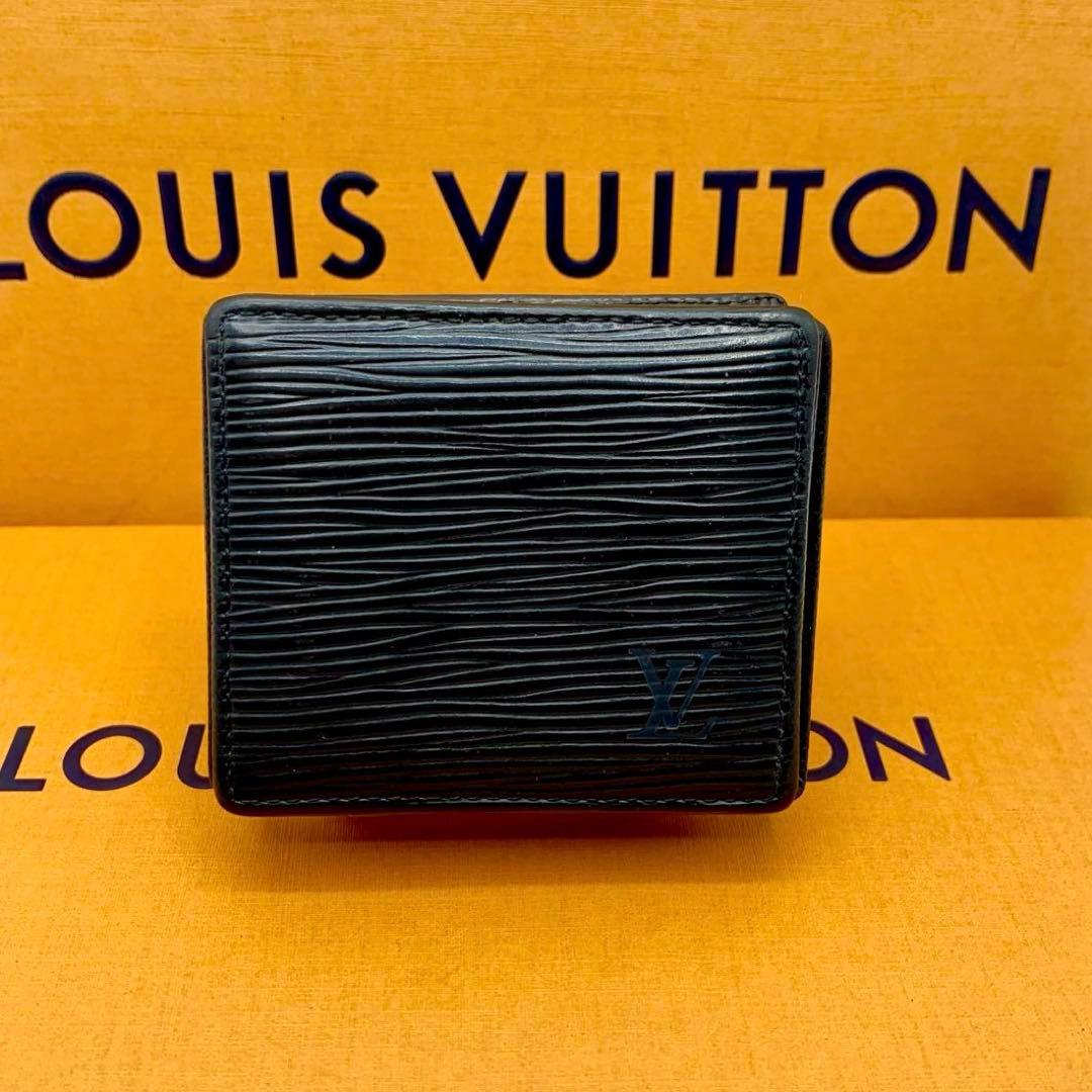 ルイヴィトン　ケース　小銭入れ　ポルトモネ　ボワット　ブラック　ノワール