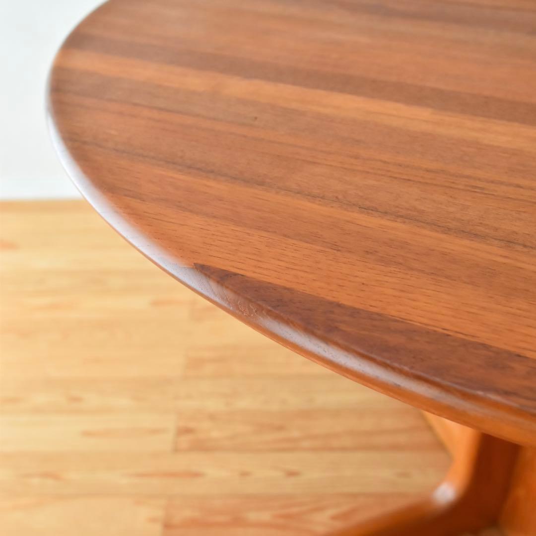 D-SCAN エクステンションテーブル　丸テーブル　チーク