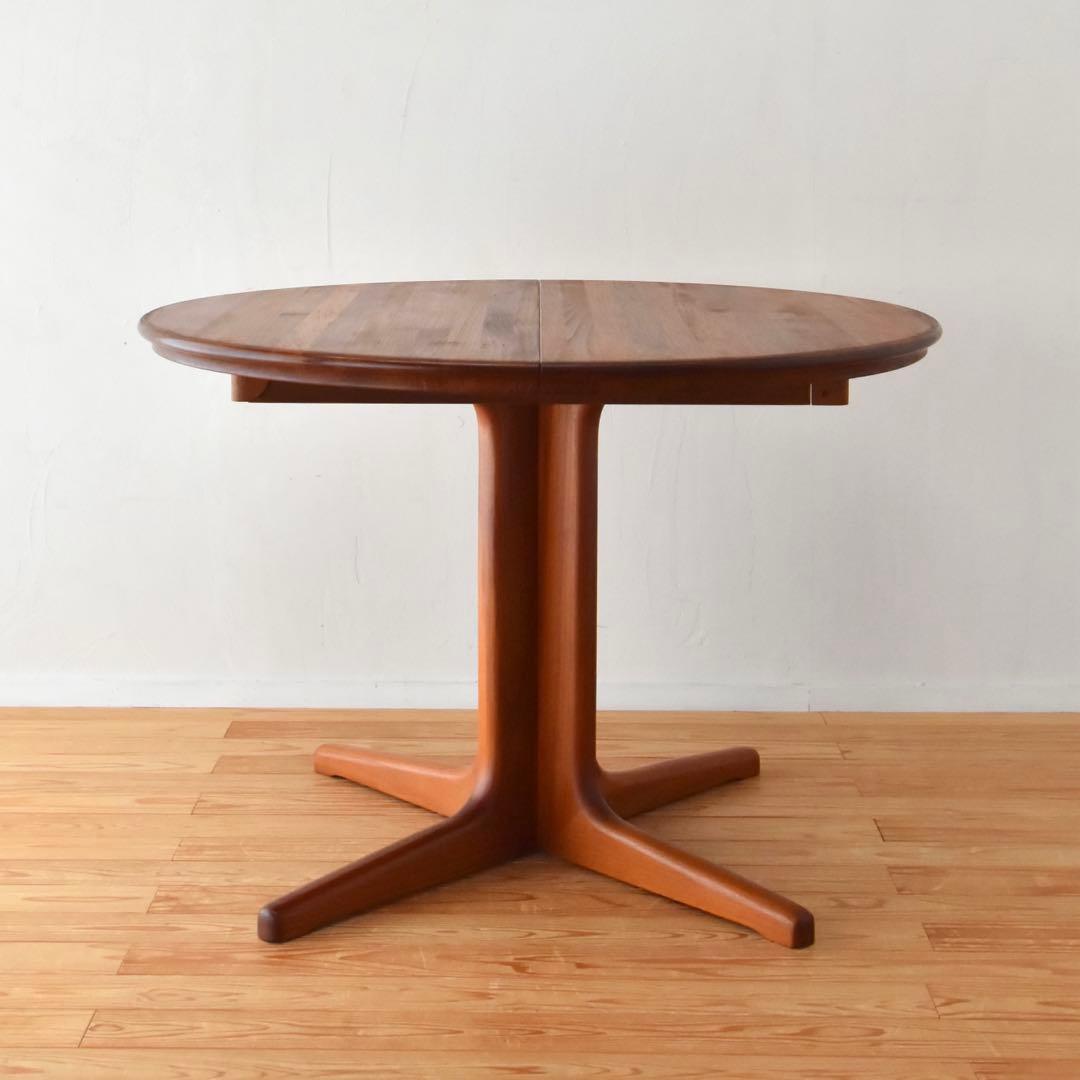 D-SCAN エクステンションテーブル　丸テーブル　チーク