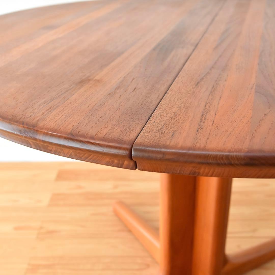 D-SCAN エクステンションテーブル　丸テーブル　チーク