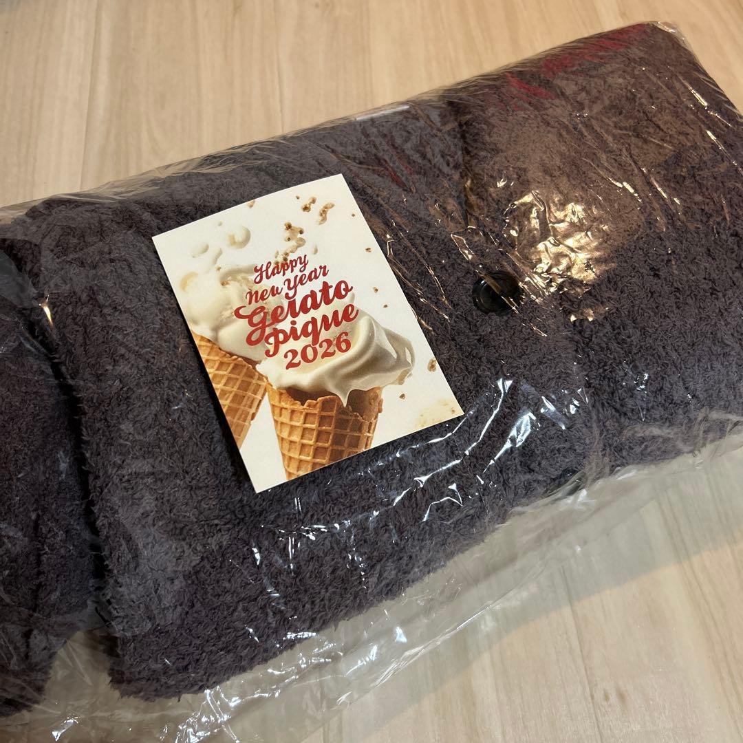 ジェラートピケ　福袋　B 2026 モコモコカーディガン　パンツ　靴下3点セット