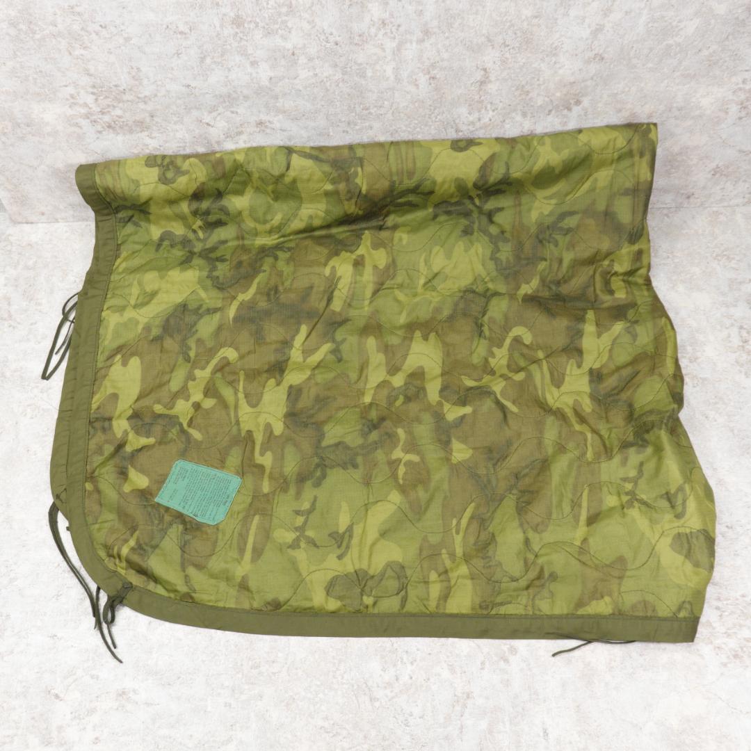 70s US Army ポンチョライナー カモフラ ヴィンテージ 実物 1