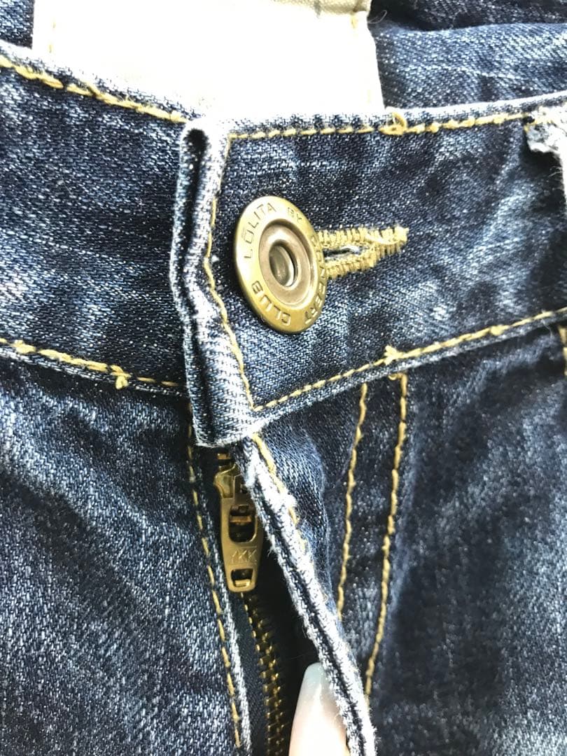 希少デザイン LOLITA JEANS サーカス ボアワッペン デニムパンツ
