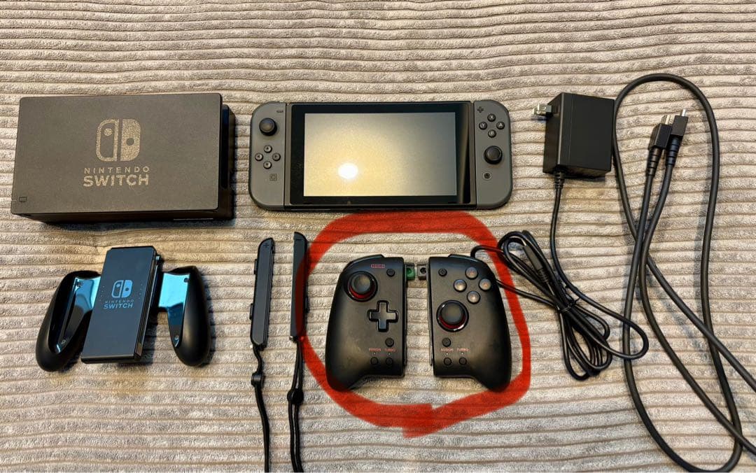 Nintendo Switch 本体、HORIグリップコントローラー