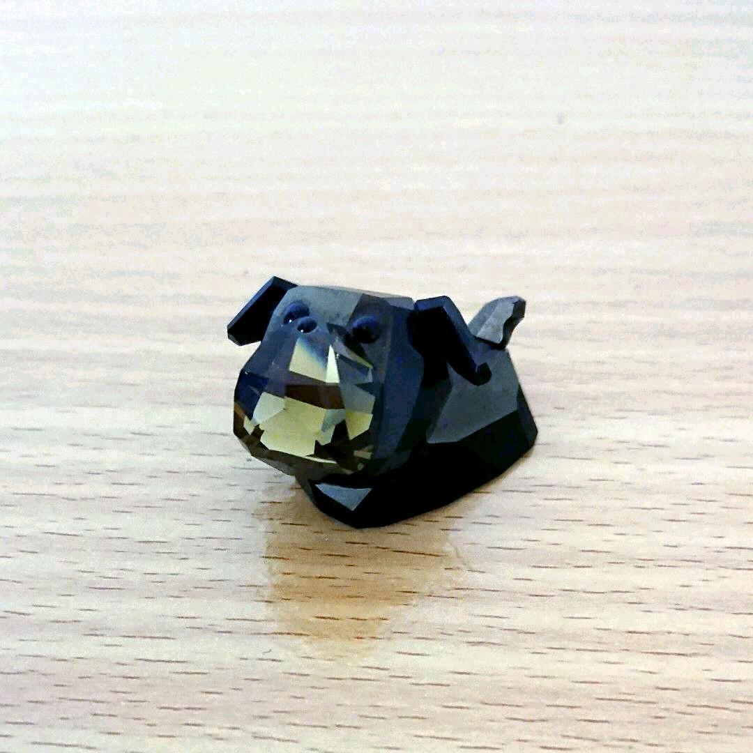 【希少】スワロフスキー パグ ブラック