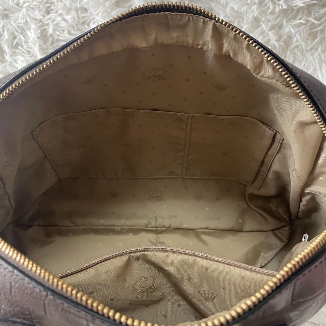 Dakota ボストンバッグ　レザー　ブラウン　A4入ります。