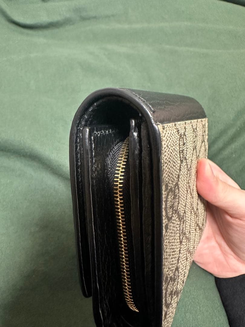 GUCCI ダブルG バイカラー ミディアム ウォレット