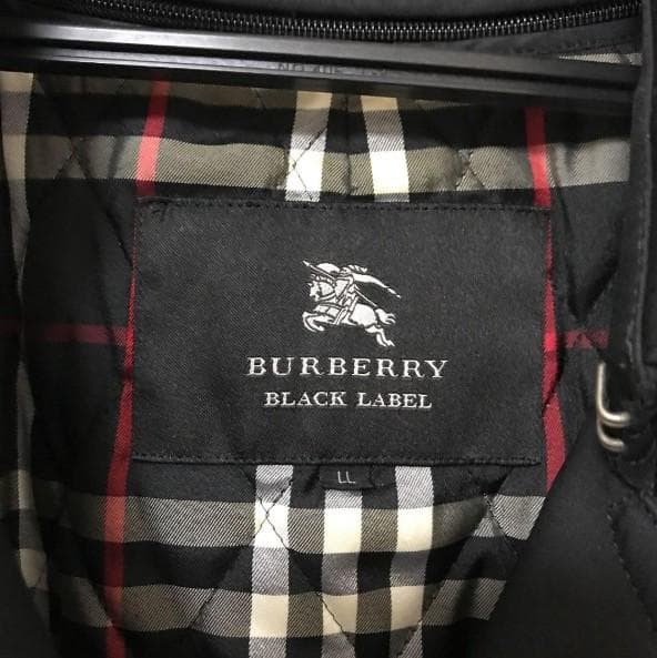 Burberry Black Label ブラック トレンチコート XL