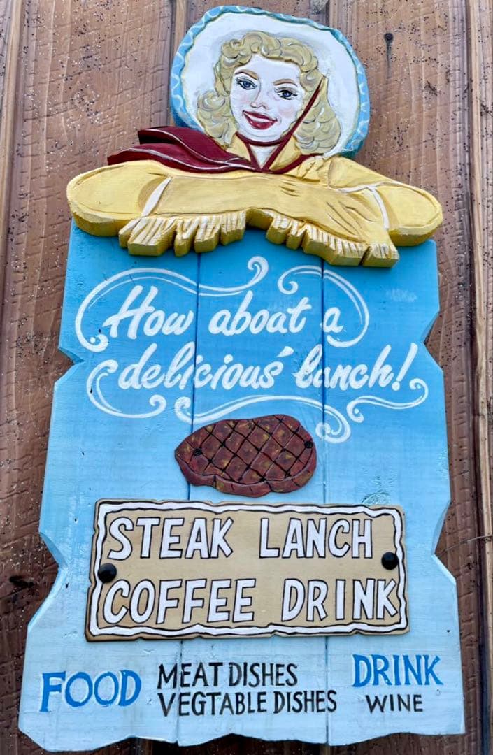 ◆木製看板・ドライブイン-カウボーイ◆木彫り・カントリーウェスタン