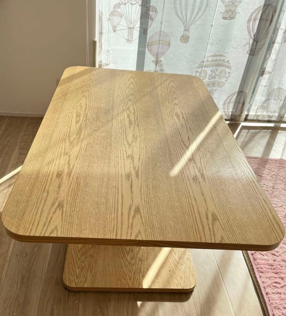 昇降テーブル リビング 楽天 ダイニングテーブル ナチュラル