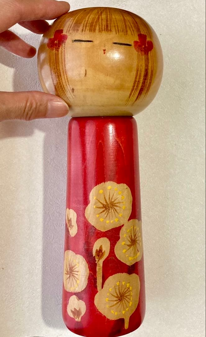 創作こけし　白峯 作　童女